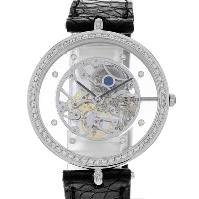Gérald Genta Skeleton G2078 Transparent Dial 35