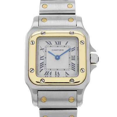 Cartier Santos Galbée 1057930 White Dial 24