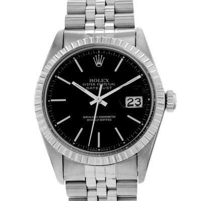 Rolex Datejust 36 16030 Black Dial 36