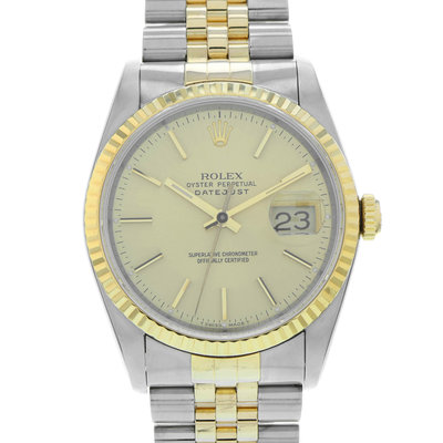 Rolex Datejust 36 16233 Yellow Dial 36