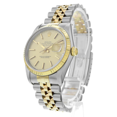Rolex Datejust 36 16233 Yellow Dial 36