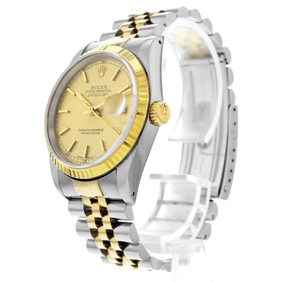 Rolex Datejust 36 16233 Yellow Dial 36