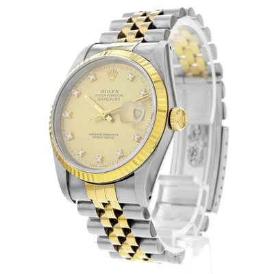 Rolex Datejust 36 16233 Yellow Dial 36