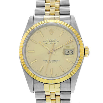 Rolex Datejust 36 16233 Champagne Dial 36