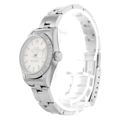 Rolex Oyster Perpetual Lady Date 79240 Silver Dial 26