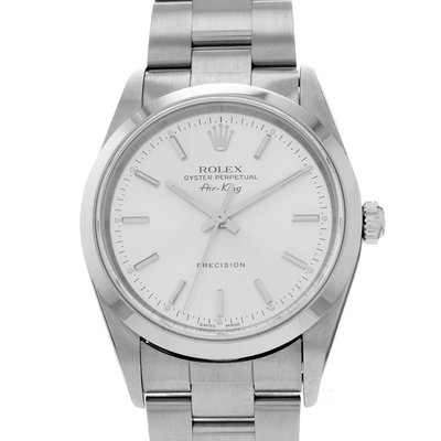 Rolex Air King 14000M Silver Dial 34
