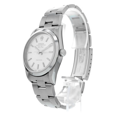 Rolex Air King 14000M Silver Dial 34