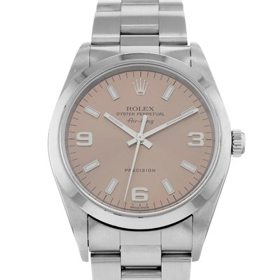 Rolex Air King 14000 Pink Dial 34