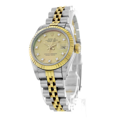 Rolex Lady-Datejust 69173 Gold Dial 26