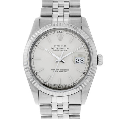 Rolex Datejust 16234 Silver Dial 36