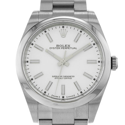 Rolex Oyster Perpetual 39 114300 White Dial 39