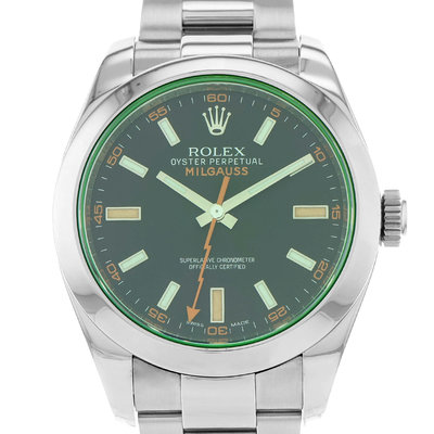 Rolex Milgauss 116400GV Black Dial 40