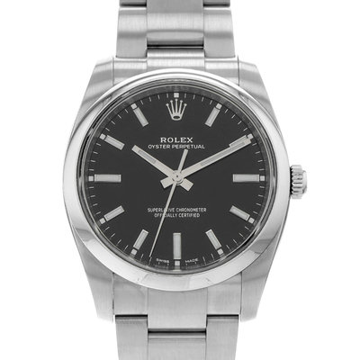 Rolex Oyster Perpetual 34 114200 Black Dial 34