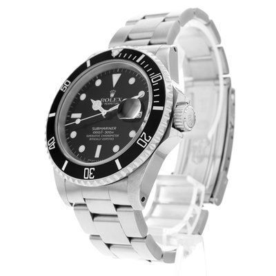 Rolex Submariner 16610 Black Dial 40