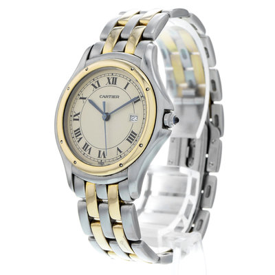 Cartier Cougar 187904 White Dial 33