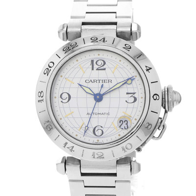 Cartier Pasha C W31029M7 Silver Dial 35