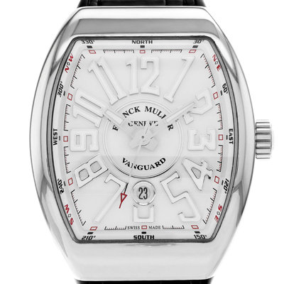 Franck Muller Vanguard V 45 SC DT AC BR BC White Dial 44