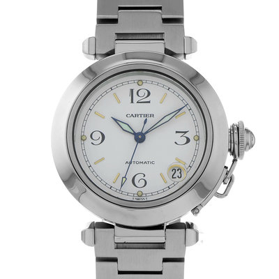 Cartier Pasha C W31015M7 White Dial 35
