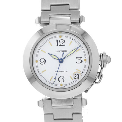 Cartier Pasha C W31015M7 2324 White Dial 35