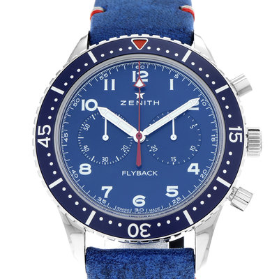 Zenith Pilot Cronometro 03.2241.405/51.C915 Blue Dial 43