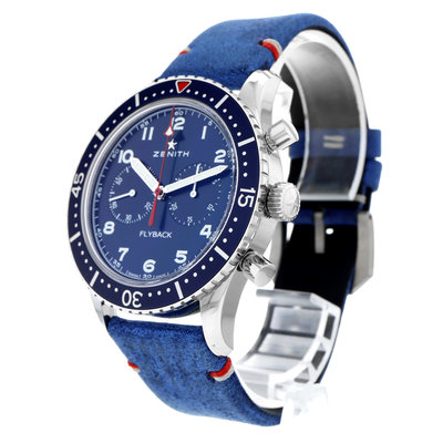 Zenith Pilot Cronometro 03.2241.405/51.C915 Blue Dial 43