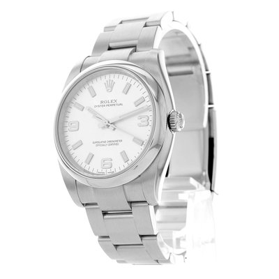Rolex Air King 114200 Silver Dial 34