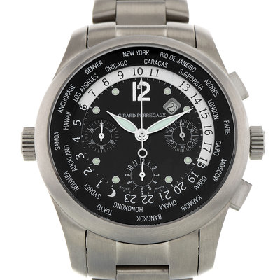 Girard Perregaux WW.TC 4980 Black Dial 43