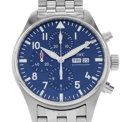 IWC Pilot Chronograph IW377717 Blue Dial 43