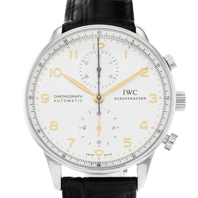 IWC Portuguese Chronograph IW371401 White Dial 41