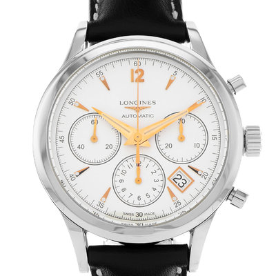 Longines Heritage L2.750.4.76.2 White Dial 41