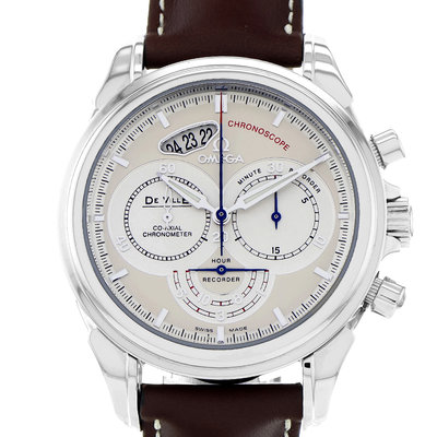 Omega De Ville Co-Axial 4850.30.37 Silver Dial 41