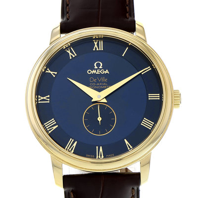 Omega De Ville Prestige 4614.50.01 Blue Dial 39