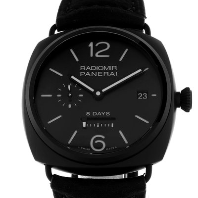 Panerai Radiomir 8 Days PAM 00384 Black Dial 45