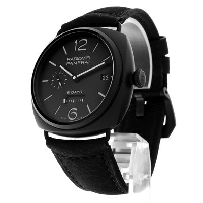 Panerai Radiomir 8 Days PAM 00384 Black Dial 45
