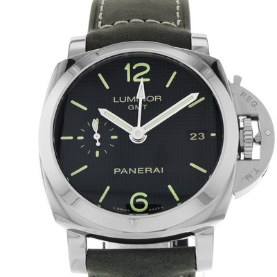Panerai Luminor 1950 3 Days GMT Automatic PAM 00535 Black Dial 42