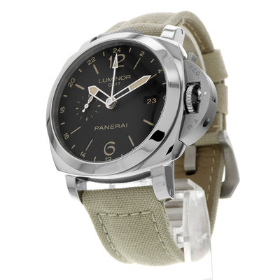 Panerai Luminor 1950 3 Days GMT Automatic PAM 00531 Black Dial 44