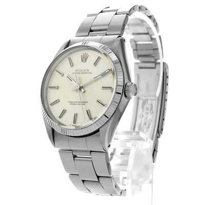 Rolex Oyster Perpetual 34 1005 Silver Dial 34