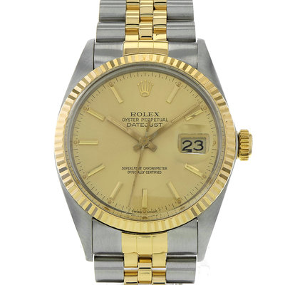 Rolex Datejust 36 16013 Gold Dial 36