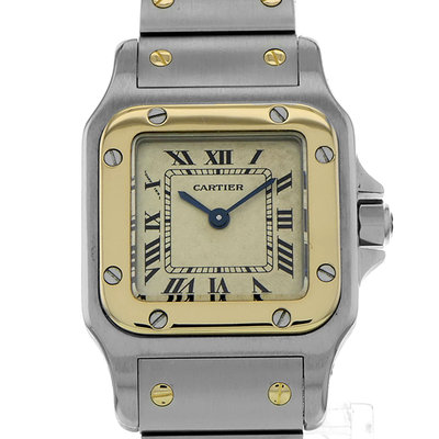 Cartier Santos Galbée 1057930 White Dial 24