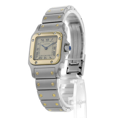 Cartier Santos Galbée 1057930 White Dial 24