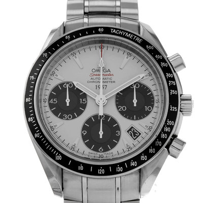 Omega Speedmaster Date 323.30.40.40.02.001 Silver Dial 40