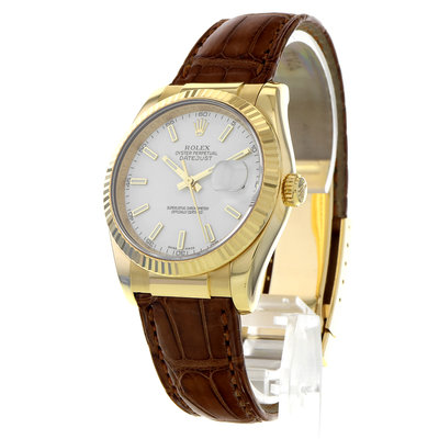 Rolex Datejust 36 116138 White Dial 36
