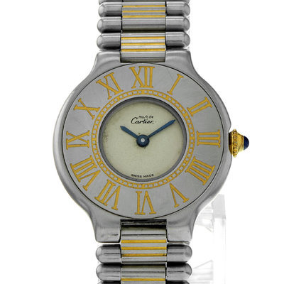 Cartier 21 Must de Cartier 125000P White Dial 28