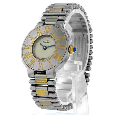 Cartier 21 Must de Cartier 125000P White Dial 28
