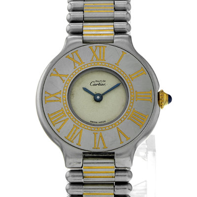 Cartier 21 Must de Cartier 9011 White Dial 28