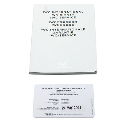 IWC Pilot IW371807 Blue Dial 44