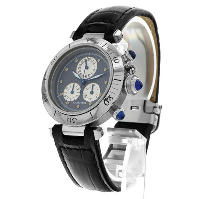 Cartier Pasha 1352.1 Blue Dial 35