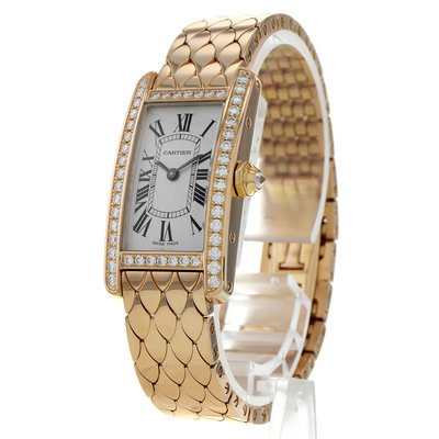 Cartier Tank Américaine WJTA0002 White Dial 19