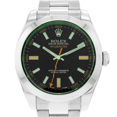 Rolex Milgauss 116400GV Black Dial 40