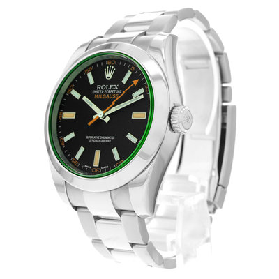 Rolex Milgauss 116400GV Black Dial 40
